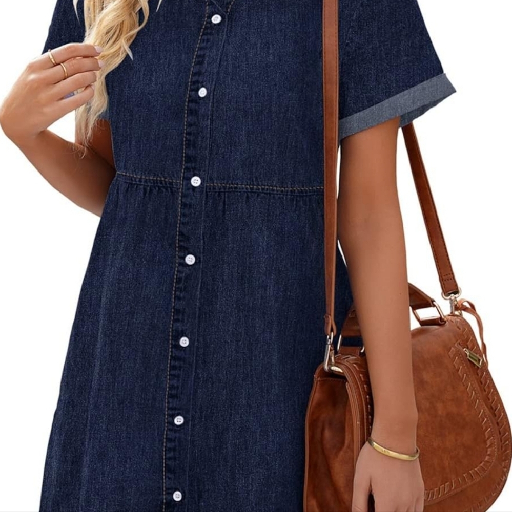 LookBook Store Demin Dress